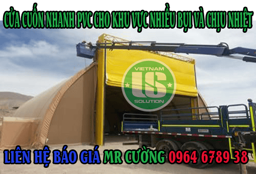 Cửa cuốn nhanh PVC chống bụi và kháng nhiệt